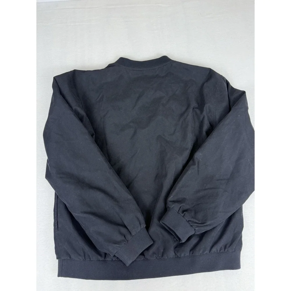 Daniel Cremieux Golf Jacket Mens L Black Pullover Windbreaker Outdoor‎